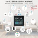 تاچ پنل هوم سنتر اندرویدی WiFi/Zigbee لمسی هوشمند 4 اینچ TUYA مدل S6E - Image 6