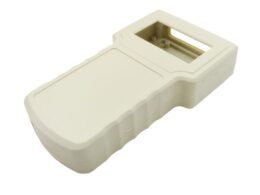 جعبه برد پلاستیکی دستی مناسب دیاگ رنگ کرم سایز 238x134x58mm