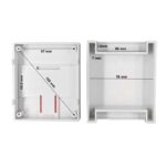 جعبه ریلی Rail Box سفید وارداتی مدل ABR133-A1 سایز 80x95x56mm - Image 4