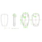 جعبه ریموت کنترل سفید وارداتی مدل ABH108 سایز 100x60x17mm - Image 6
