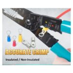 انبر پرس کابلشو (سرسیم زن) - سیم لخت کن و انبر مارک Proskit مدل CP-412G - Image 9