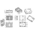جعبه تجهیزات ریلی سفید وارداتی مدل ABR127-A1 سایز 65x46x29mm - Image 4