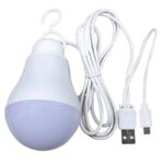 لامپ اضطراری LED آویزی 5W با کابل USB و Micro usb - Image 10
