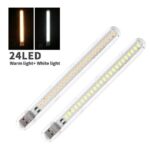 چراغ اضطراری USB LED مدل 24LED نور سفید مهتابی - Image 6