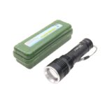 چراغ قوه زوم دار جیبی T6+COB با چراغ بغل - Image 2
