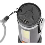 چراغ قوه پلیسی زوم دار P50 مدل XA-P11 با چراغ بغل COB دو حالته - Image 4