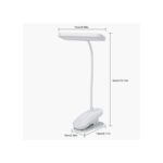 چراغ مطالعه شارژی گیره دار مدل QP-2208 - Image 6