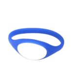 تگ RFID دستبندی سیلیکونی 125KHZ آبی مدل W07