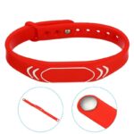 تگ RFID دستبندی سیلیکونی 125KHZ طرح شیائومی رنگ قرمز - Image 2
