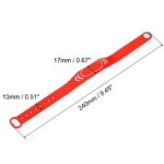 تگ RFID دستبندی سیلیکونی 125KHZ طرح شیائومی رنگ قرمز - Image 3