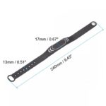 تگ RFID دستبندی سیلیکونی 125KHZ طرح شیائومی رنگ مشکی - Image 4