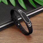 تگ RFID دستبندی سیلیکونی 125KHZ طرح شیائومی رنگ مشکی - Image 5