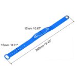 تگ RFID دستبندی سیلیکونی 125KHZ طرح شیائومی رنگ آبی - Image 4
