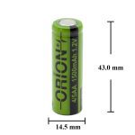 باتری قابل شارژ 1500mAh سرتخت سایز 4/5AA مارک ORION - Image 5