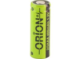 باتری قابل شارژ 400mAh سرتخت سایز 2/3AAA مارک ORION