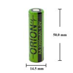 باتری قلمی قابل شارژ 2200mAh سرتخت مارک ORION - Image 5