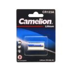 باتری لیتیوم 3 ولت سایز CR123A مارک Camelion