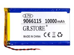 باتری لیتیوم پلیمر 3.7v ظرفیت 10000mAh مارک GR.STORE کد 9066115