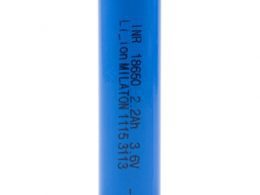 باتری لیتیوم یون 3.6v سایز 18650 2200mAh سرتخت INR صبا