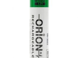 باتری لیتیوم یون 3.7v سایز 18650 سرتخت 1500mAh مارک ORION