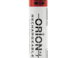 باتری لیتیوم یون 3.7v سایز 18650 سرتخت 2000mAh ضریب جریان 15C مارک ORION