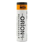 باتری لیتیوم یون 3.7v سایز 18650 سرتخت 2200mAh ضریب جریان 5C مارک ORION - Image 2