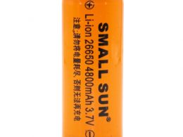 باتری لیتیوم یون 3.7v سایز 26650 4800mAh مارک SMALL SUN