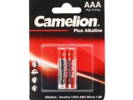 باتری نیم قلمی آلکالاین دوتایی مارک Camelion پک Plus Alkaline