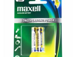 باتری نیم قلمی آلکالاین دوتایی مارک Maxell