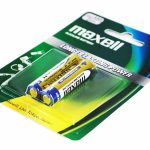 باتری نیم قلمی آلکالاین دوتایی مارک Maxell - Image 2