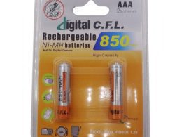 باتری نیم قلمی قابل شارژ 850mAh دوتایی مارک DIGITAL C.F.L