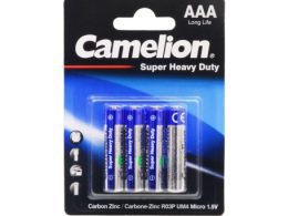 باتری نیم قلمی چهارتایی مارک Camelion پک Super Heavy Duty