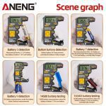 تستر باتری دیجیتالی ANENG مدل BT189 - Image 6
