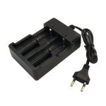 شارژر باتری لیتیوم-یون دوتایی با ورودی USB
