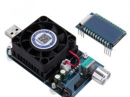 لود تستر باتری 5A-35W مدل KZ35 با 3 پورت USB