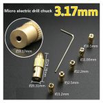 ست سه نظام پنج سر با قطر شافت 3.17mm و سایز مته 0.8 تا 3mm - Image 6