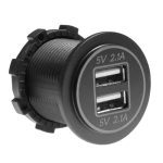 شارژر USB خودرویی روپنلی گرد دو خروجی 2.1 آمپر - Image 3