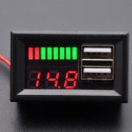 ماژول نمایشگر سطح شارژ باترى اسیدی روپنلی 12V دارای 2 خروجی USB - Image 5