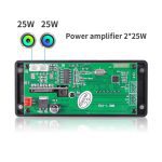 پخش کننده MP3 PLAYER پنلی بلوتوثی دارای آمپلی فایر 2X25W مدل KH-G010 - Image 6