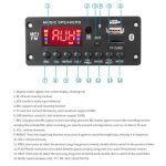 پخش کننده MP3 PLAYER پنلی بلوتوثی دارای آمپلی فایر 2X25W مدل KH-G010 - Image 7