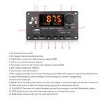 پخش کننده MP3 PLAYER پنلی بلوتوثی ولوم دار دارای آمپلی فایر 2X40W مدل KH-G022 - Image 9