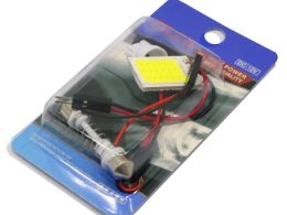LED COB سقفی خودرو 12V سفید مهتابی سایز 1626