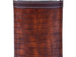قمقمه استیل رویه چرمی 9OZ