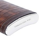 قمقمه استیل رویه چرمی 9OZ - Image 6