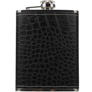 قمقمه استیل رویه چرمی 9OZ