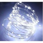 ریسه LED مفتولی سفید مهتابی سه متری مدل باتری قلمی