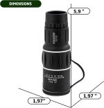 دوربین شکاری تک چشمی 16×52 مدل KL104 - Image 2