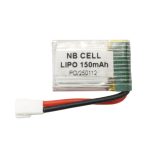 باتری لیتیوم پلیمر 3.7v ظرفیت 150mAh مارک NB کد 250112 - Image 2