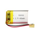 باتری لیتیوم پلیمر 3.7v ظرفیت 400mAh کد 502030 - Image 2