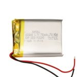 باتری لیتیوم پلیمر 3.7v ظرفیت 750mAh کد 603040